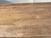 Eetkamertafel mango zonder poten 220 cm - afbeelding 5 van  6