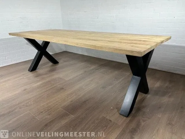 Eetkamertafel – mangohout – x – poot - afbeelding 1 van  7