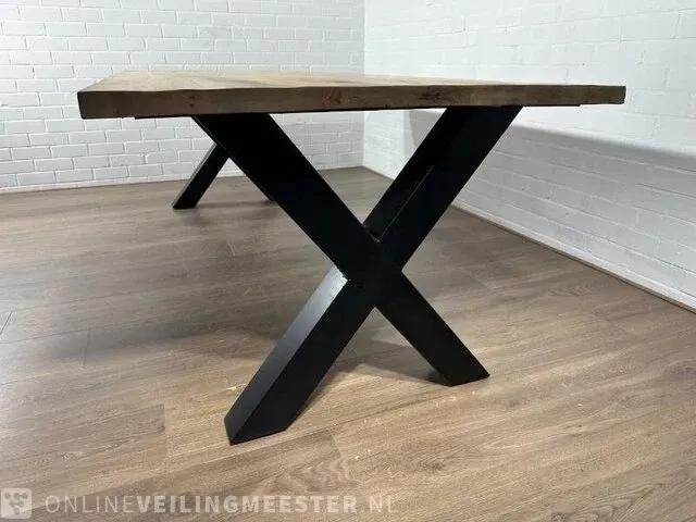 Eetkamertafel – mangohout – x – poot - afbeelding 5 van  7