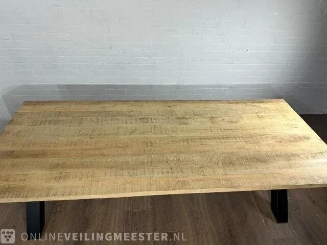 Eetkamertafel – mangohout – x – poot - afbeelding 6 van  7
