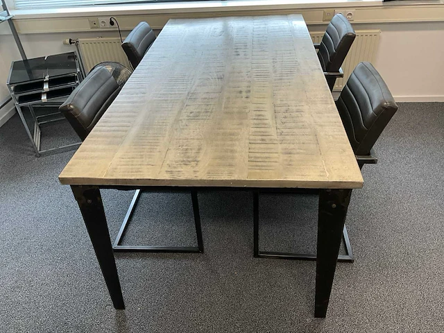 Eetkamertafel met 4 stoelen - afbeelding 2 van  10