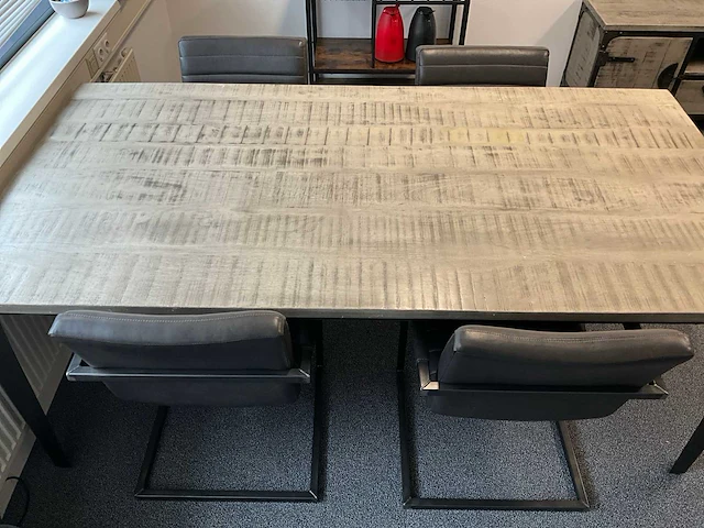 Eetkamertafel met 4 stoelen - afbeelding 9 van  10
