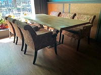 Eetkamertafel met 6 stoelen - afbeelding 1 van  7