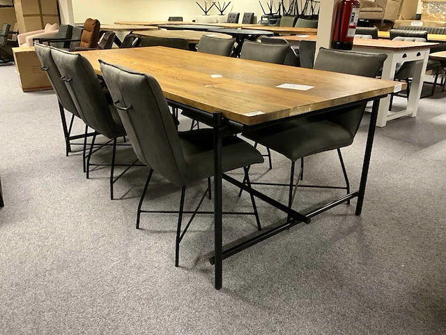 Eetkamertafel met 6 stoelen - afbeelding 5 van  10