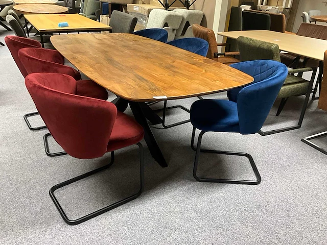 Eetkamertafel met 6 stoelen - afbeelding 2 van  9