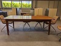 Eetkamertafel met 6x draaistoel - afbeelding 5 van  12