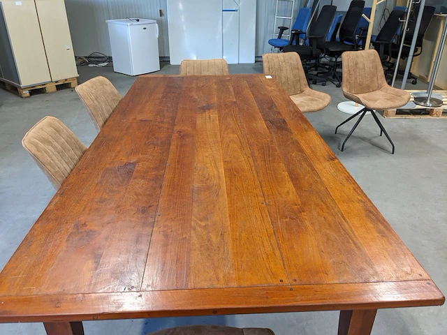 Eetkamertafel met 6x draaistoel - afbeelding 8 van  12