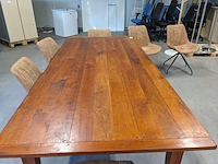 Eetkamertafel met 6x draaistoel - afbeelding 8 van  12
