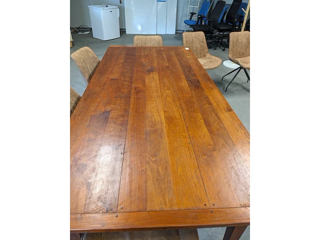 Eetkamertafel met 6x draaistoel - afbeelding 9 van  12