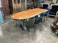 Eetkamertafel met 8 stoelen - afbeelding 1 van  6
