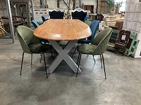 Eetkamertafel met 8 stoelen - afbeelding 2 van  6