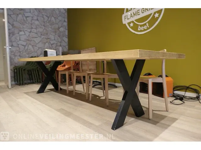 Eetkamertafel met 8x stoel - afbeelding 4 van  10