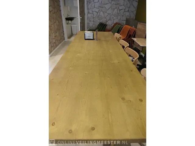 Eetkamertafel met 8x stoel - afbeelding 7 van  10