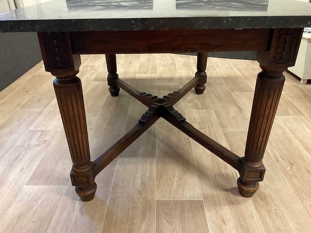Eetkamertafel met blauwe steen - afbeelding 3 van  4