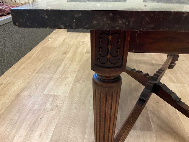 Eetkamertafel met blauwe steen - afbeelding 4 van  4