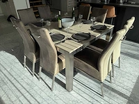 Eetkamertafel met stoelen - afbeelding 3 van  7