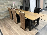Eetkamertafel met stoelen - afbeelding 1 van  9
