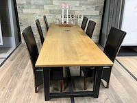 Eetkamertafel met stoelen - afbeelding 6 van  9