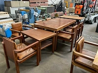 Eetkamertafel met stoelen - afbeelding 3 van  10