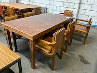 Eetkamertafel met stoelen - afbeelding 4 van  10