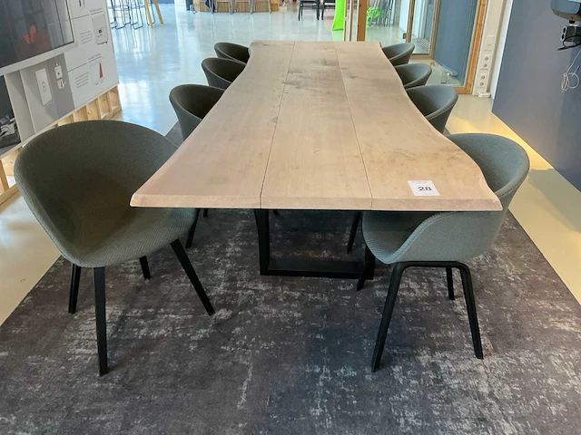 Eetkamertafel met stoelen - afbeelding 3 van  10