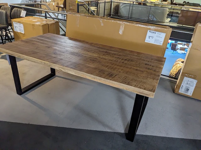 Eetkamertafel nijwie, otis - rambo, mango - afbeelding 3 van  8