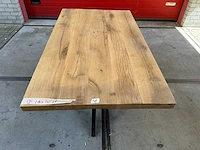 Eetkamertafel oud eiken (180 x 105) - afbeelding 1 van  4