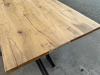 Eetkamertafel oud eiken (190 x 100) - afbeelding 4 van  4