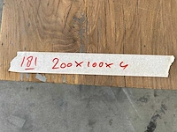 Eetkamertafel oud eiken (200 x 100) - afbeelding 5 van  5