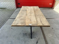 Eetkamertafel oud eiken (200 x 100) - afbeelding 1 van  5