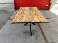 Eetkamertafel oud eiken (200 x 114) - afbeelding 1 van  4