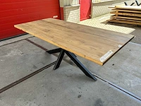 Eetkamertafel oud eiken (210 x 100) - afbeelding 2 van  5