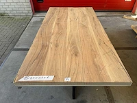 Eetkamertafel oud eiken (210 x 105) - afbeelding 1 van  5