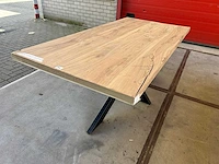 Eetkamertafel oud eiken (210 x 105) - afbeelding 3 van  5