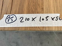 Eetkamertafel oud eiken (210 x 105) - afbeelding 5 van  5