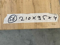 Eetkamertafel oud eiken (210 x 95) - afbeelding 5 van  5
