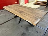 Eetkamertafel oud eiken (210 x 95) - afbeelding 2 van  4