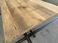 Eetkamertafel oud eiken (210 x 95) - afbeelding 4 van  4