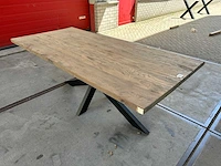 Eetkamertafel oud eiken (210 x 95) - afbeelding 2 van  5