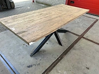 Eetkamertafel oud eiken (210 x 95) - afbeelding 3 van  5