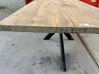 Eetkamertafel oud eiken (210 x 95) - afbeelding 5 van  5