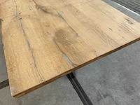 Eetkamertafel oud eiken (220 x 101) - afbeelding 4 van  5