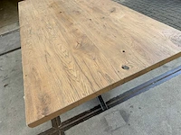 Eetkamertafel oud eiken (220 x 98) - afbeelding 4 van  4