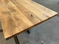 Eetkamertafel oud eiken (230 x 100) - afbeelding 4 van  5