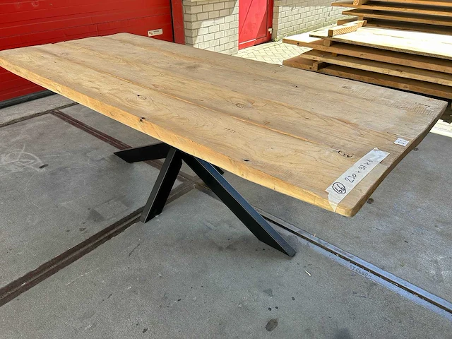 Eetkamertafel oud eiken (230 x 97) - afbeelding 5 van  6