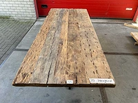 Eetkamertafel oud eiken (240 x 95) - afbeelding 1 van  5