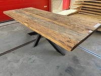 Eetkamertafel oud eiken (240 x 95) - afbeelding 2 van  5