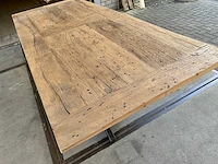 Eetkamertafel oud eiken (250 x 102) - afbeelding 4 van  5