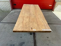 Eetkamertafel oud eiken (250 x 97) - afbeelding 1 van  4