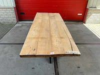 Eetkamertafel oud eiken (250 x 97) - afbeelding 1 van  4